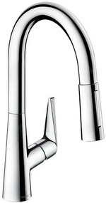 Hansgrohe Talis M51, mosogató csaptelep M5116-H160 kihúzható spray-vel, sBOX, króm, HAN-73850000