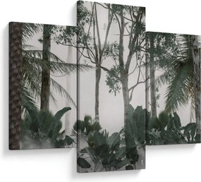 Kép - dzsungel a reggeli ködben (90x60 cm)