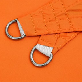 narancssárga téglalap alakú oxford-szövet napvitorla 6 x 8 m