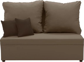 TOMI2 Kétszemélyes kinyitható kanapé Világosbarna/sötétbarna