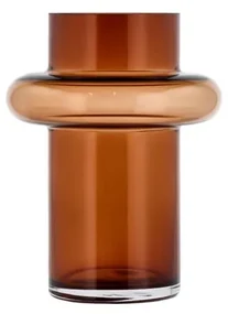 Tube narancssárga üveg váza, magasság 20 cm - Lyngby Glas