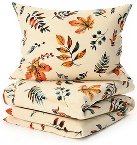 Mikroplüss ágyneműhuzat AUTUMNA krémszínű Ágyneműhuzat mérete: 70 x 90 cm | 140 x 200 cm