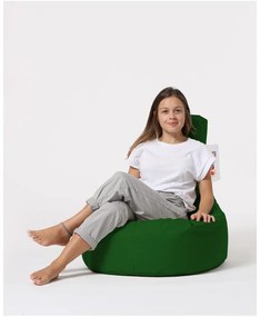 Sötétzöld babzsákfotel Lina – Floriane Garden