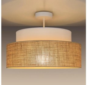 Belis Felületre szerelhető csillár  BOHO 1xE27/60W/230V átm. 40 cm fehér/bézs BE0931