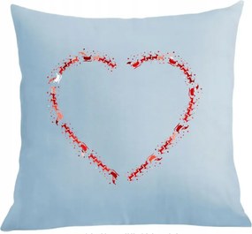 Karácsonyi párna Mikulás szán párnahuzat