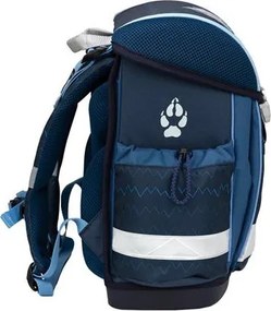 Iskolatáska, fémcsat, BELMIL Classy Northern Alpha, farkas (BL410313AG78F)