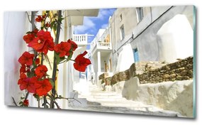 Üvegkép falra Mykonos görögország osh-2987309