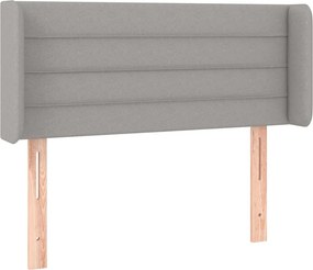 vidaXL világosszürke szövet fejtámla 83x16x78/88 cm
