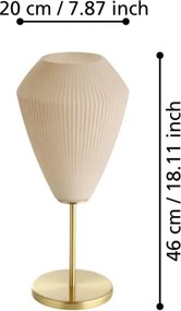 Eglo CAPRAROLA 900814 Asztali lámpa 1x40W/E27 IP20