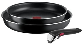 Tefal Tefal - Serpenyőkészlet 3 db INGENIO EASY COOK &amp; CLEAN BLACK GS0412