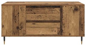 Dohányzóasztal with Drawer Régi fa 102 x 44.5 x 50 cm Faanyag