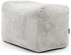 Krémszínű kordbársony babzsákfotel Plus 70 Lounge – SLOWDOWN