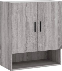vidaXL szürke sonoma színű szerelt fa faliszekrény 60 x 31 x 70 cm