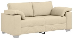 Kanapé Krém Textil Közepes Tartós Kanapé Négyszögletes