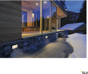 SLV BRICK 233660 Beépíthető lépcsőházi lámpa 1x9.5W/LED 3000K 850LM IP65