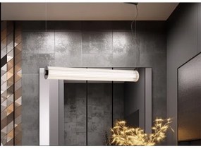 Argon 8628 - LED Csillár zsinóron HAMPTON LED/60W/230V 3000K 80 cm fekete