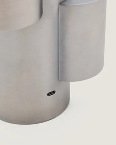 Ezüstszínű fém LED dimmelhető asztali lámpa (magasság 26,5 cm) Adrina – Kave Home