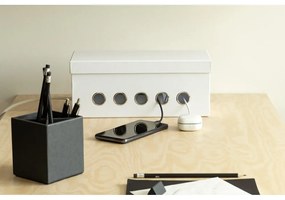 Fehér karton rendszerező kábelekhez Cordy Paper Laminate – Bigso