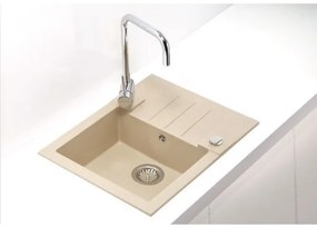 ALVEUS 1090950 - Mosogató ROCK 59,5x47,5 cm gránit/bézs