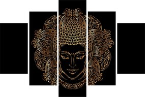 Arany Buddha képe (150x105 cm)