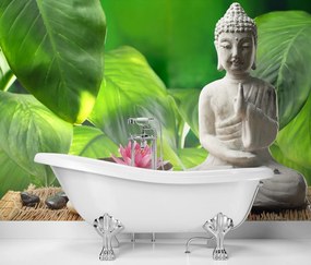 Gario Fotótapéta Zen buddha figurája Anyag: Vlies, Méret: 100 x 70 cm