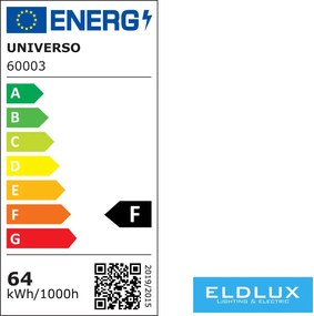 UNIVERSO ventillátoros lámpa 80w, LED 64w 3700lm CCT, DC:16w 1060RPM ∅500 x 140mm fehér