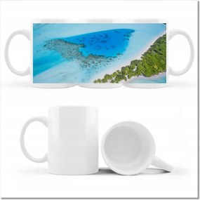 San Escobar nyomott mintás bögre Tengerpart Kilátás