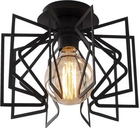 Nemrut N-950 fekete fém függőlámpa, Ø26 cm