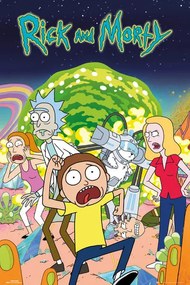 Plakát Rick & Morty - Group