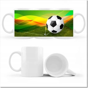 Nyomott mintás bögre Labdarúgás Láb