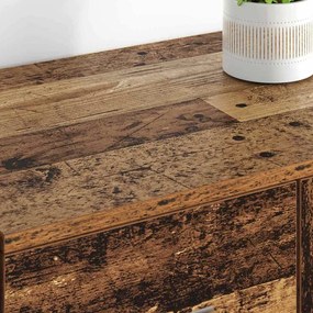 Oldalszekrények Corona 2 pcs Öreg fa 59 x 39 x 80 cm Faanyag