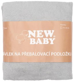 Huzat pelenkázó lapra New Baby 50x70 szürke