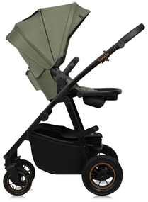 Lionelo - Kombinált babakocsi 2 az 1-ben AMBER PLUS Zöld Erdő