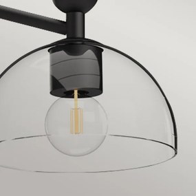 Alora Mood ALM-JUDE3-MB-CL - JUDE rúdon függő csillár 3xE27/60W/230V, fekete