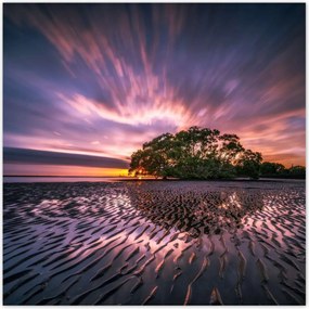 Fotótapéták 208x208 Gyönyörű lila tájkép