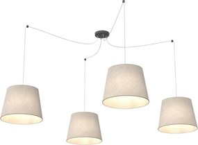 Emibig modern függeszték ascot bézs fekete emi1423/4