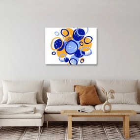 Kép - Világos motívum körökkel (70x50 cm)