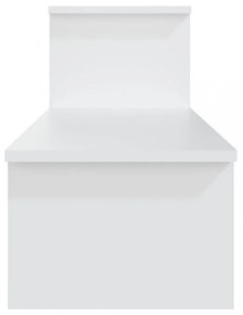 fehér szerelt fa TV-szekrény 180 x 30 x 43 cm