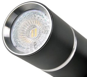 Spotlámpa BAMBOO 2xGU10/10W/230V fekete