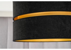 Duolla - Mennyezeti lámpa DUO 1xE27/40W/230V átm. 40 cm fekete/arany
