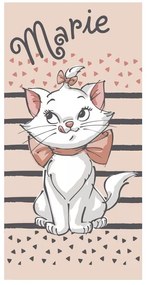 Disney Marie cica Yummy fürdőlepedő, strand törölköző 70x140cm