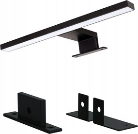 Fürdőszobai Fali Lámpa Led 5W Tükör/szekrény Felett 3AZ1BEN Fekete 30cm