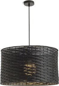 RENDL FIATLUX 41/24 függőlámpa fekete bambusz 230V LED E27 15W