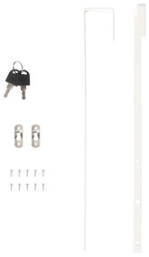 falra szerelhető tükrös ékszerszekrény 37,5x10x67 cm