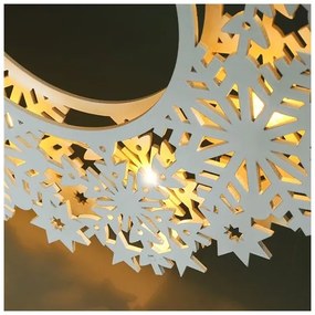 Solight 1V297 - LED karácsonyi dekoráció 10xLED/2xAA meleg fehér koszorú