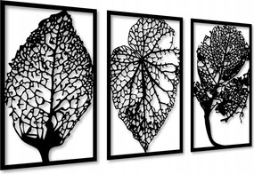 Vászonkép 3D Áttört Levelek Áttört Panel Kép 120 cm Áttört Képek Dekoráció