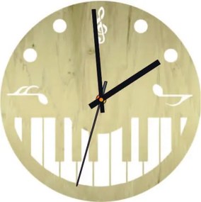 Wall Clock kotta és zongora - HORTO