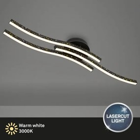Brilo - LED Mennyezeti lámpa LED/19W/230V 3000K fekete
