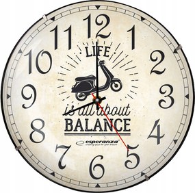 Falióra Kvarc Seattle Nagy Analóg 30CM Falra Szerelhető Jól Olvasható Robusztus