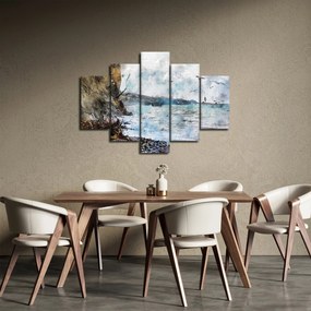 Kép - Zátony, akvarell (150x105 cm)